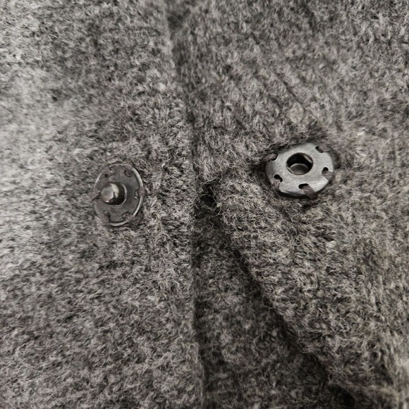 Vtg Susan Bristol Wool Blend Sweater Cardigan Waterfall Ruffled Front Sz Medium - Picture 5 of 8